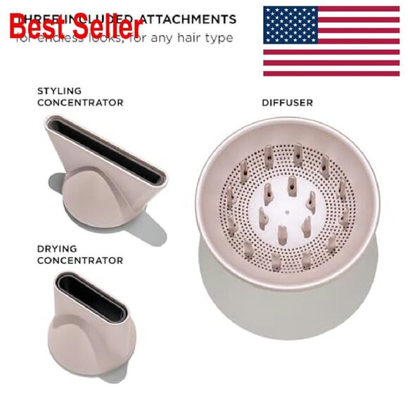 High-Performance Hair Dryer Set with Attachments Fast Powerful Drying Styling main image 5
